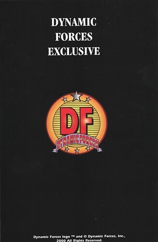 Ultimate X-Men Dynamic Forces 1 back cover