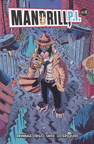 Mandrill PI 8C front