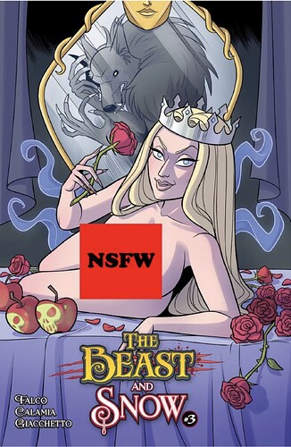 The Beast and Snow 3 F NSFW by Giacchetto