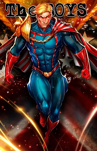 Boys 1, Jamie Tyndall Dallas Fan Expo Homelander Trade Edition