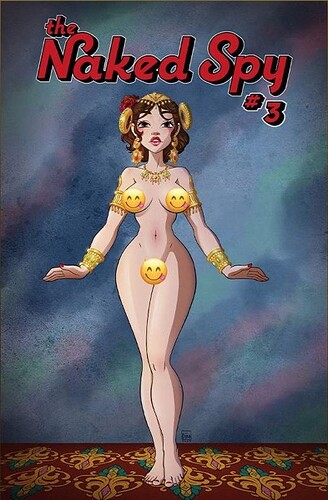 The Naked Spy 3 F Statuesque Beauty by Djinn Black
