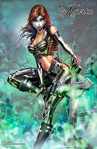 La Muerta Nemesis Embossed Metalico Edition, Jamie Tyndall
