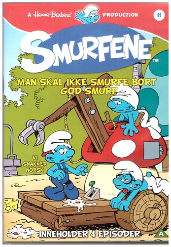 smurfene 11 - man skal ikke smurfe bort god smurf fr