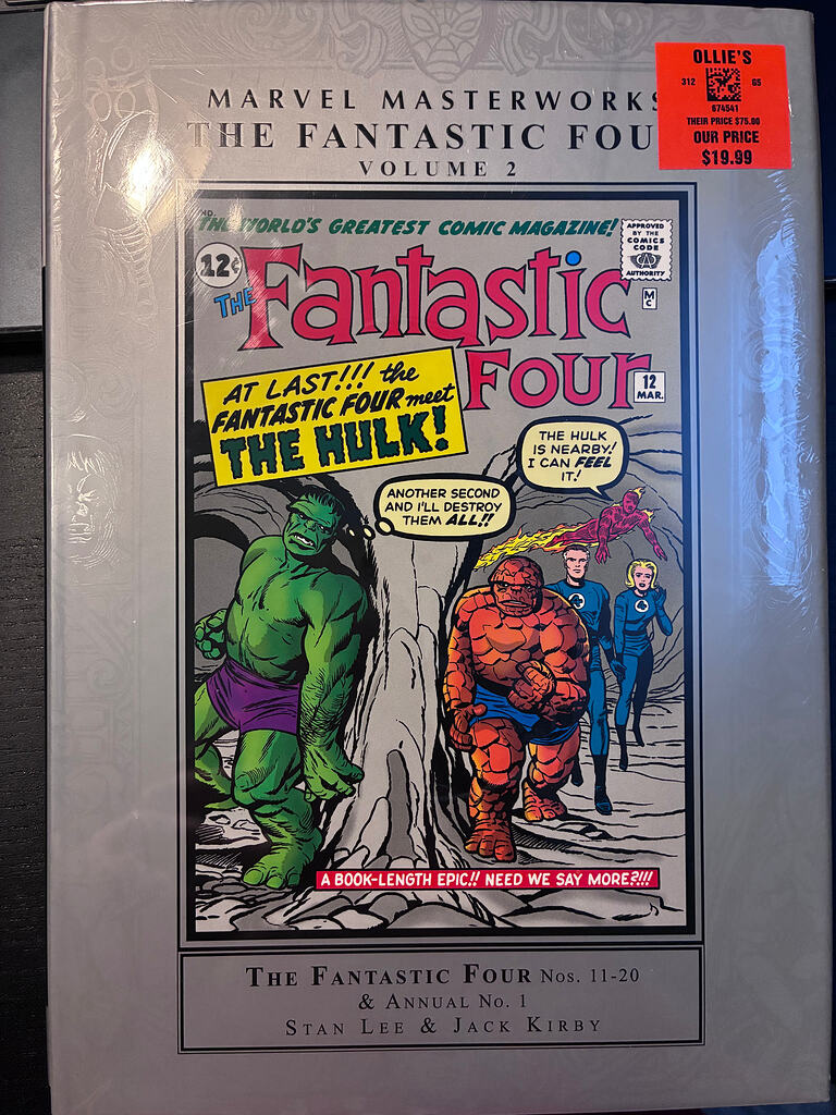 Fantastic Four Marvel Masterworks: #2HC-E (?) Missing - Core