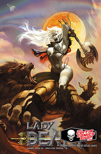 Lady Death Savage Reign 1, Enzo Fernandez Holo-Foil Edition