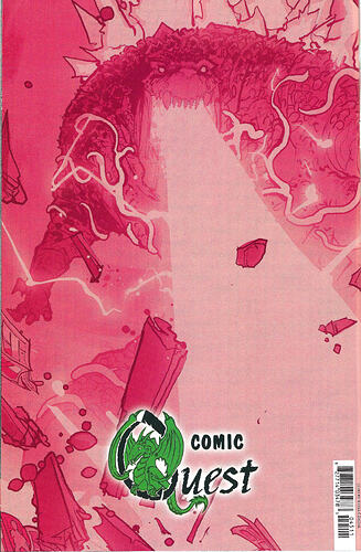 Godzilla Kai Sei 1 Exclusive Comic Quest back