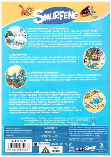 Smurfene 9 b