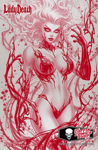 g Lady Death Blasphemy Anthem 1, Dark Slide Succumb Scarlet Pearl Edition