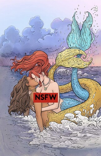 Mermaid & Pirate 1 J NSFW by Terry Moore