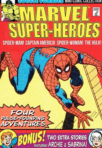 Marvel Super Heroes Cover