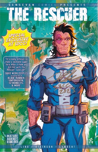 The Rescuer (SDCC) Front