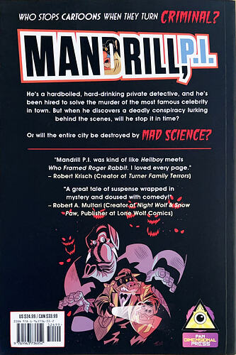 Mandrill PI vol 1 back