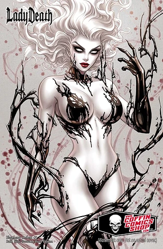 e Lady Death Blasphemy Anthem 1, Dark Slide Succumb Pearl Edition