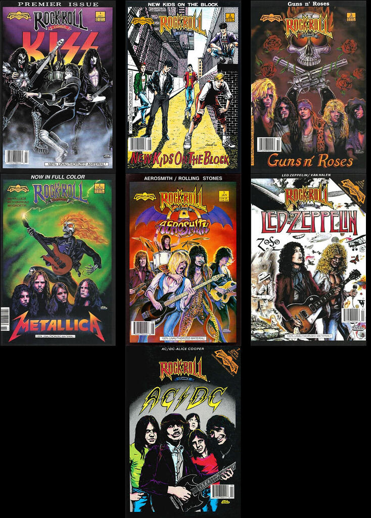 [Added] Rock N' Roll Comics Magazine 1-7 - Core | Processed - Club CLZ