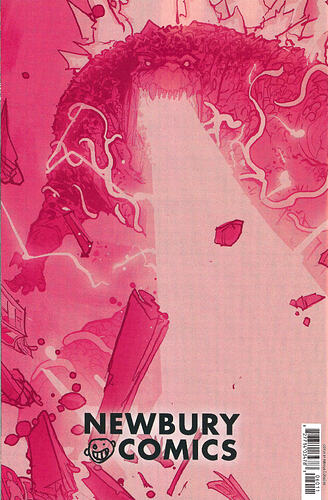 Godzilla Kai Sei 1 Exclusive Newbury Comics back