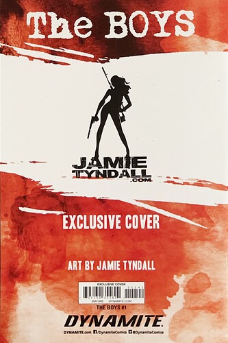 Boys 1, Jamie Tyndall Dallas Fan Expo Starlight Edition (back)
