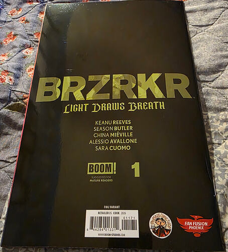 BRZRKR - Light Draws Breath 1 (Phoenix Fan Fusion Exclusive) (B)