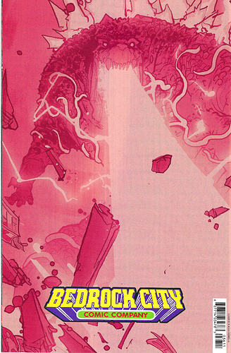 Godzilla Kai Sei 1 Exclusive Bedrock City Comics back