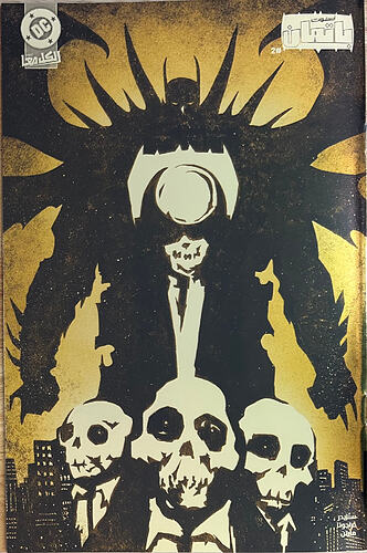 Absolute Batman 2 Jeffery Alan Love Gold Foil Front Cover