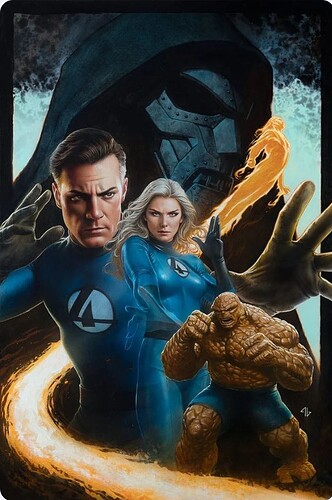 The Fantastic 4 #1 Trinity SDCC Set of 2 by Adi Granov