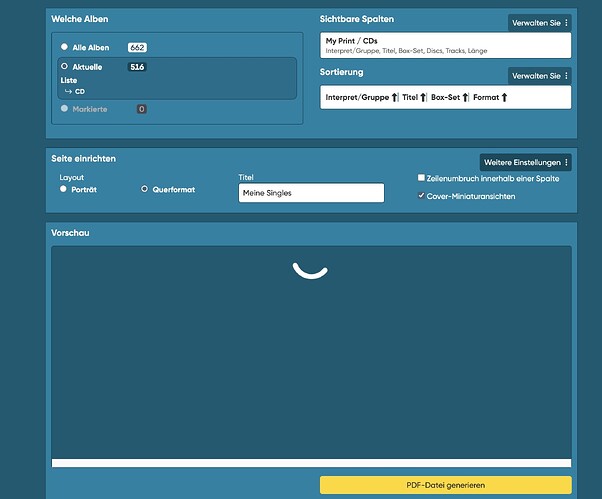 CLZ pdf and export