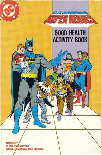 DC Comics Super Heroes Good Health Activity Book