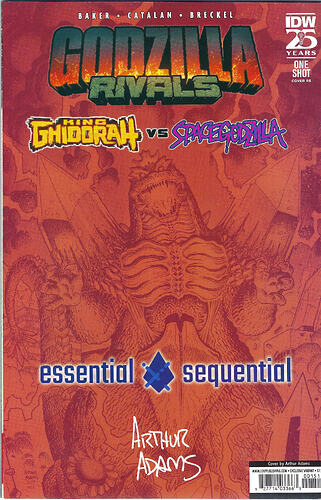 Godzilla Rival King Gh vs Space Adams cover