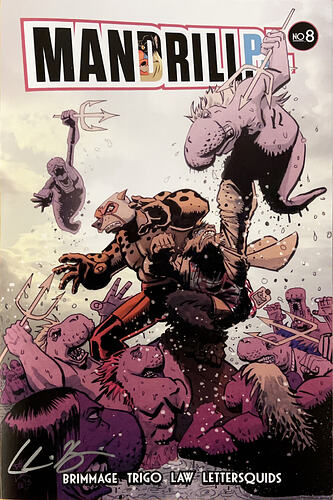 Mandrill PI 8B front