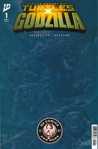 TMNT x Godzilla back