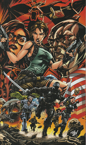 G.I Joe A Real American Hero  Tomb Raider #1R Mike Lilly NYCC Exclusive Variant Release Oct 08, 2026 Front Cover Limited 500