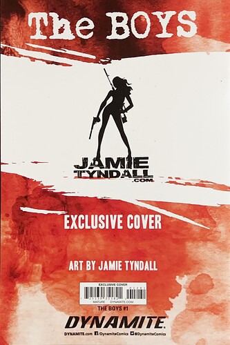 Boys 1, Jamie Tyndall Dallas Fan Expo Homelander Bloody Edition (back)