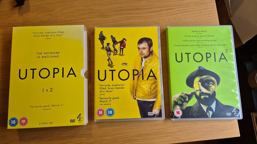 Fixed] Utopia DVD box set - Core | Errors - Club CLZ