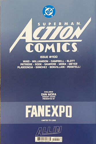 Action Comics Dan Mora back