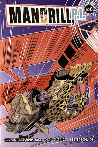 Mandrill PI 8a front