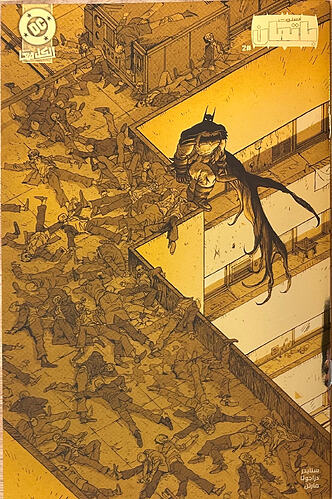 Absolute Batman 2 Daniel Warren Johnson Gold Foil Front Cover