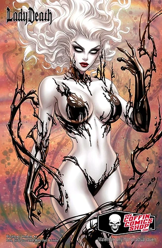 i Lady Death Blasphemy Anthem 1, Dark Slide Succumb Holo-Foil Edition