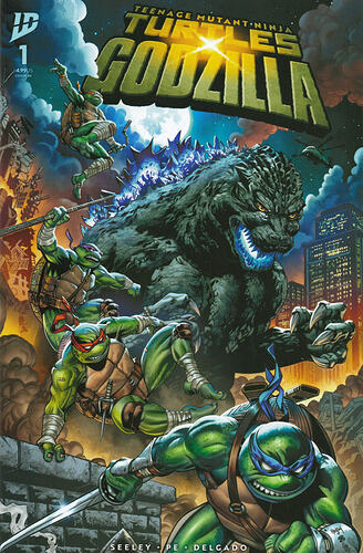 TMNT x Godzilla trade a
