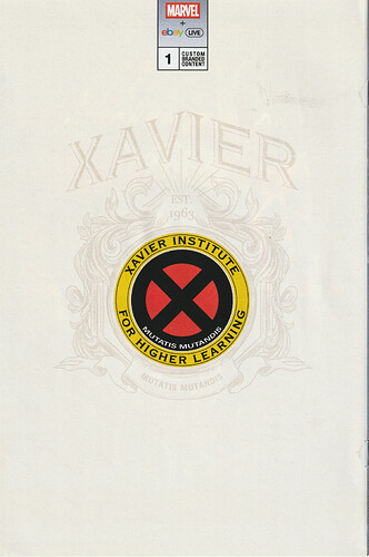 CUSTOM EBAY X-MEN '97 SEASON TWO YEARBOOK No. 1 August 2026 Vrigin Rear cover