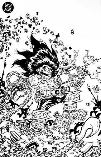 Lobo Skottie Young Sketch