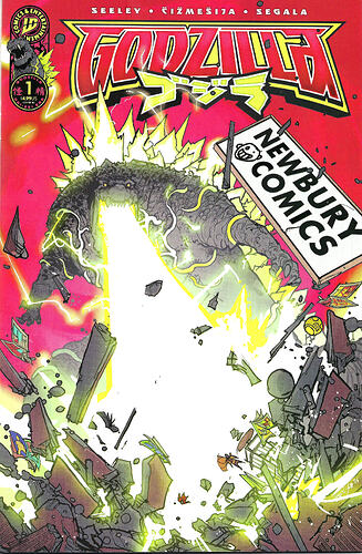 Godzilla Exclusive Newbury Comics