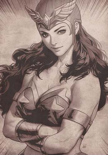 Classic Darna 1, Artgerm Sepia